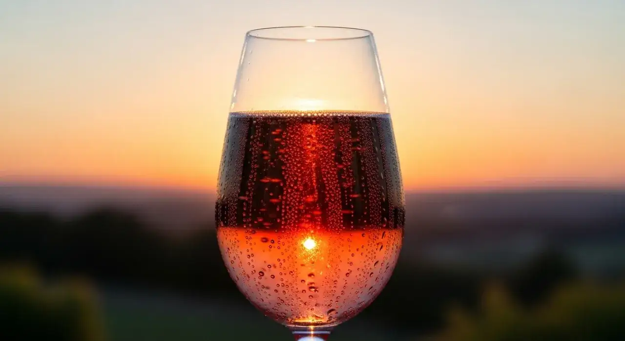 Zdjęcie Idealny drink z prosecco i sokiem z bzu na letnie wieczory