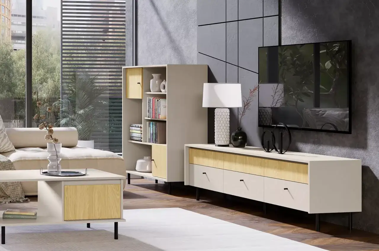 Zdjęcie Stylowe sposoby na ukrycie telewizora w salonie, które zachwycą każdego