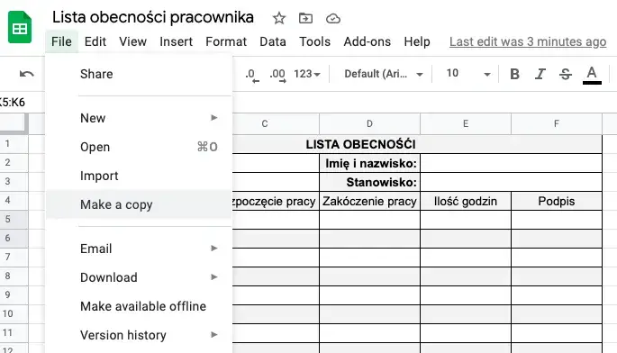 Zdjęcie Jak łatwo stworzyć listę obecności w Excelu: 5 prostych kroków