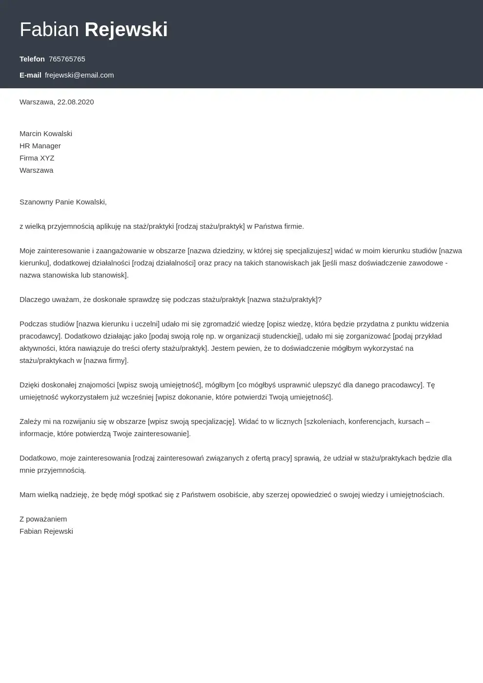 Zdjęcie Jak napisać podanie o praktyki zawodowe wzór, który zaimponuje pracodawcy