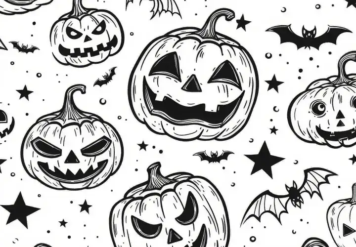 Zdjęcie Kolorowanki Halloween dynia – darmowe szablony do kreatywnej zabawy