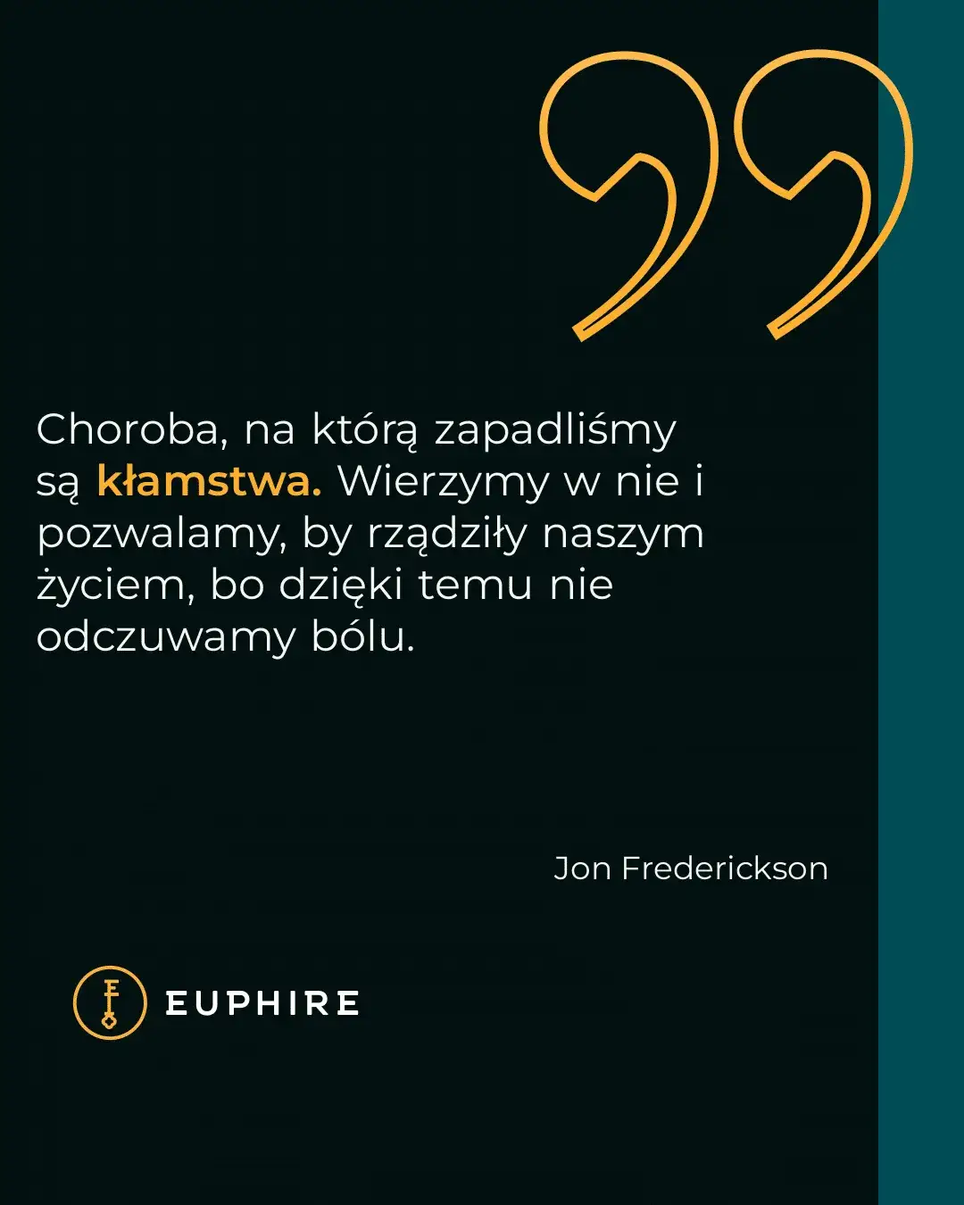 Zdjęcie Kłamstwa którymi żyjemy cytaty – prawda, która rani i uwalnia