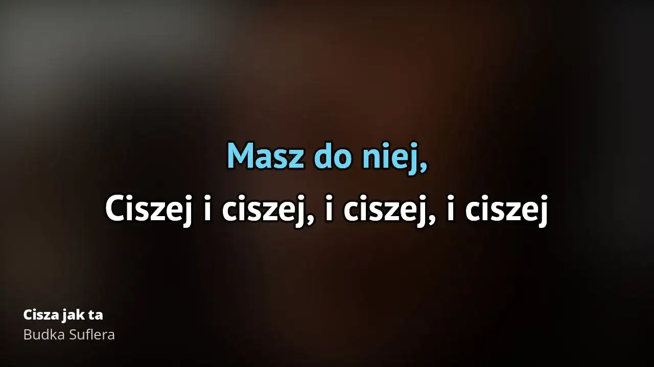 Zdjęcie Tekst piosenki Cisza jak ta: poznaj kultowy utwór Budki Suflera