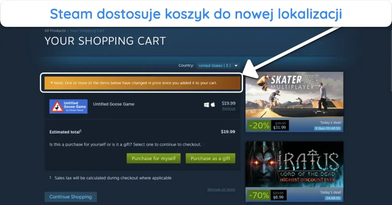 Zdjęcie Jak zmienić region na Steam i uniknąć problemów z dostępnością gier