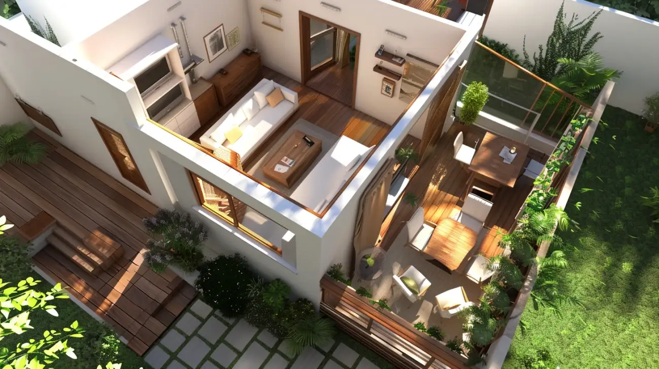 Projekt domu 80 m2 z 3 pokojami na Muratora: Moje miejsce - budowa w dwóch etapach