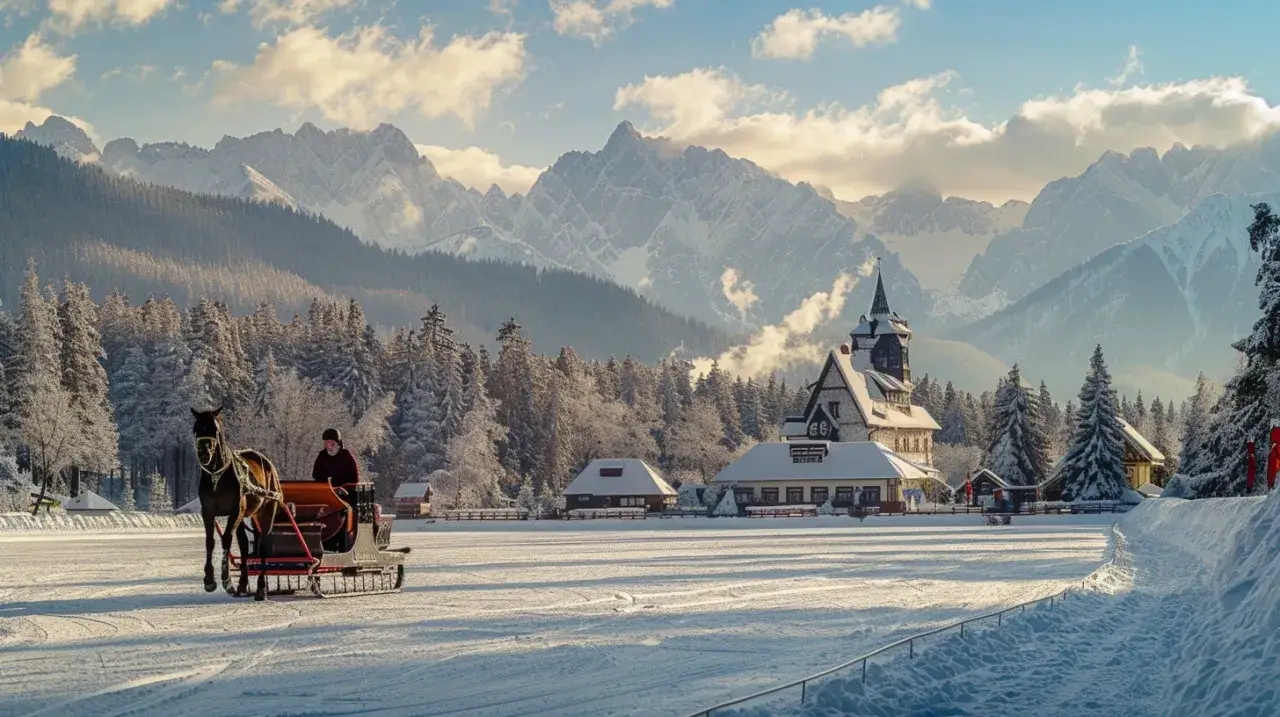 Zdjęcie Zimowa Gubałówka: Kuligi, lodowisko oraz inne atrakcje dla rodzin