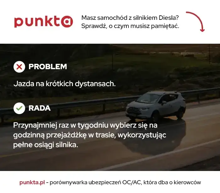 Zdjęcie Jak jeździć dieslem na krótkich odcinkach bez szkody dla silnika