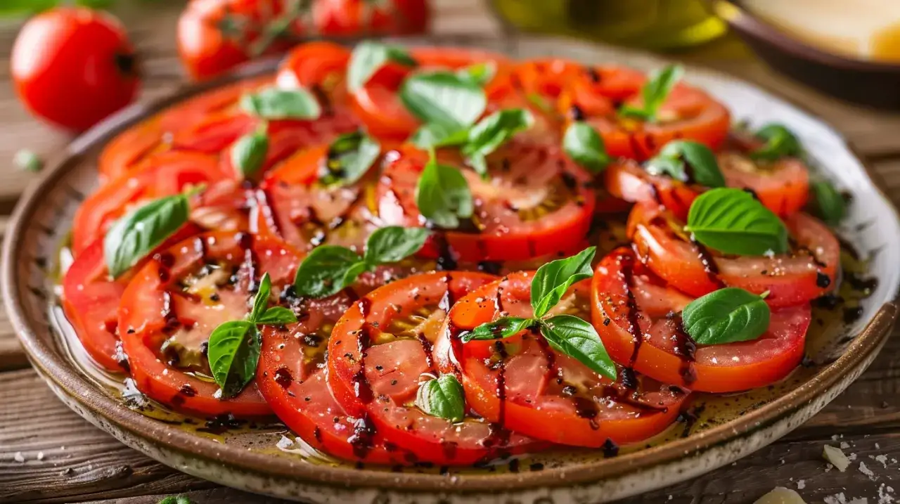 Zdjęcie Carpaccio z pomidora: Włoski przysmak na Twoim stole w 3 minuty