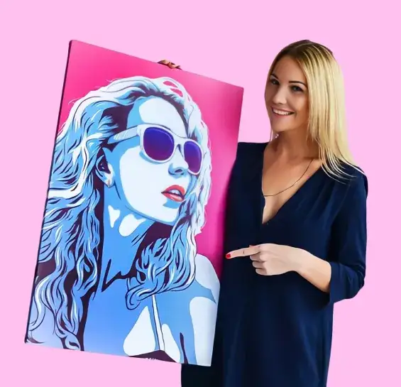 Zdjęcie Pop art portrety: wyjątkowe dzieła sztuki, które ożywią Twoje wnętrza