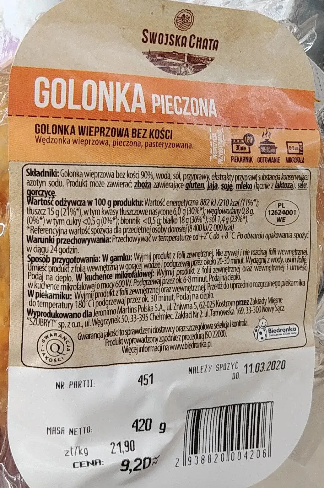 Zdjęcie Ile kalorii ma golonka gotowana? Zaskakujące wartości odżywcze!