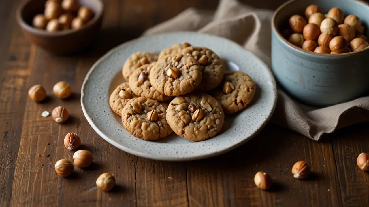 Zdjęcie Ciasteczka z orzechami laskowymi: przepis na domowe pyszności