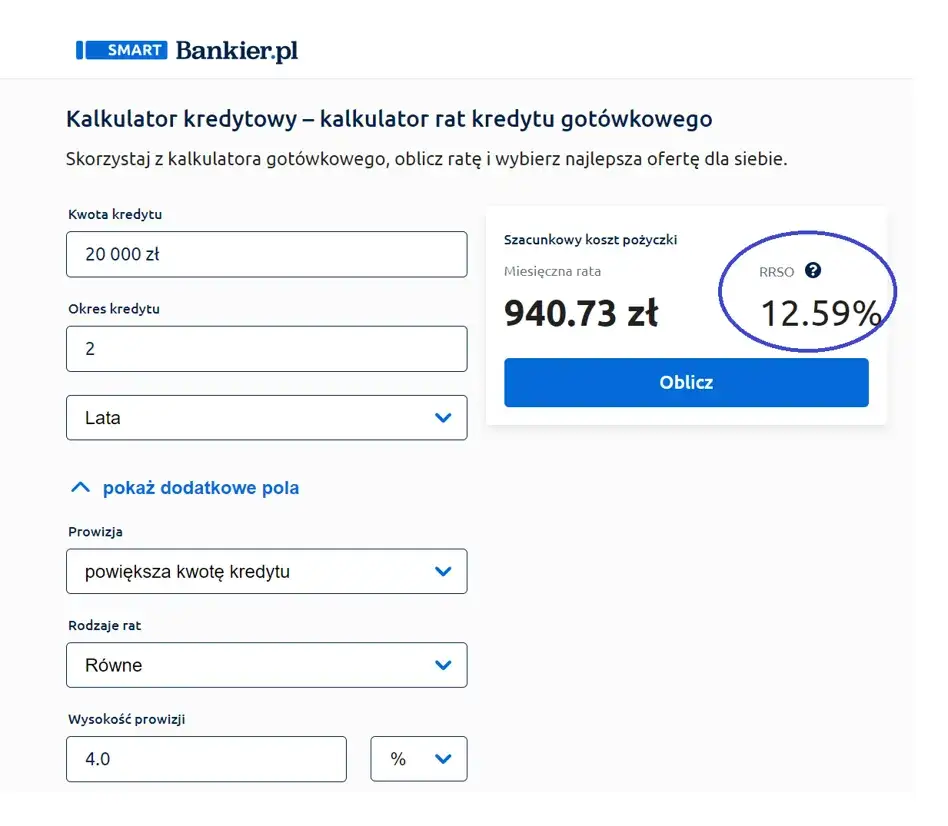 Zdjęcie Co to jest RRSO przy pożyczce i jak wpływa na koszty kredytu?
