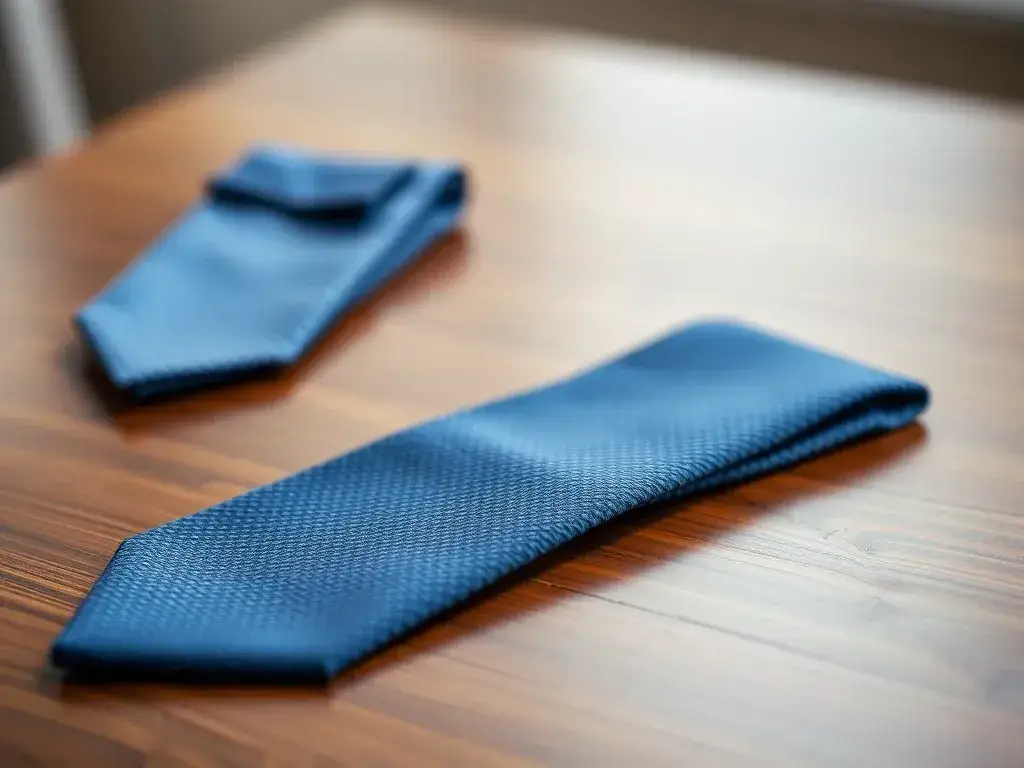 Zdjęcie Jak dobrać idealny krawat do niebieskiego garnituru: praktyczne porady