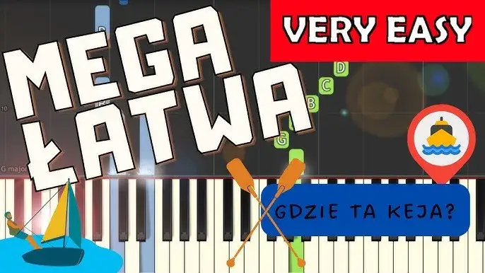 Zdjęcie Nuty na pianino do Gdzie ta keja w różnych poziomach trudności