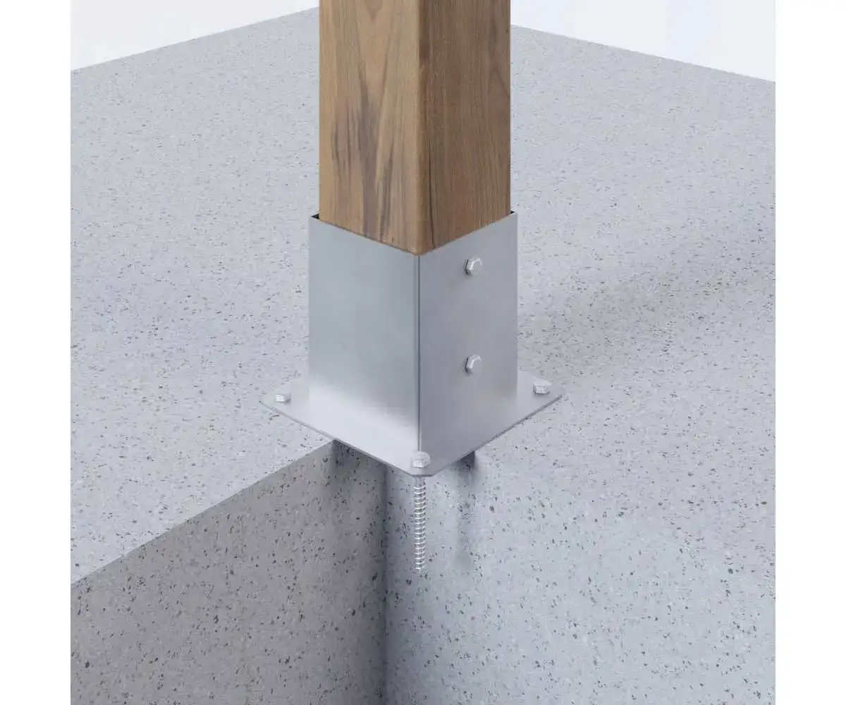 Zdjęcie Mocne kotwy do łączenia drewna z betonem bez wpadek i problemów