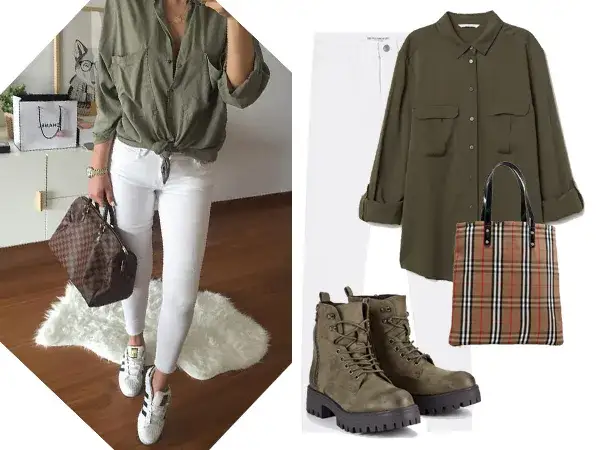 Zdjęcie Koszula khaki: 7 stylizacji, które musisz znać - trendy 2023