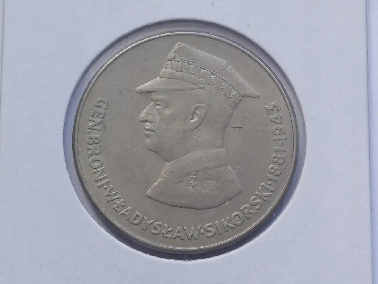 Zdjęcie Moneta 50 zł generał broni Władysław Sikorski – historia i wartość