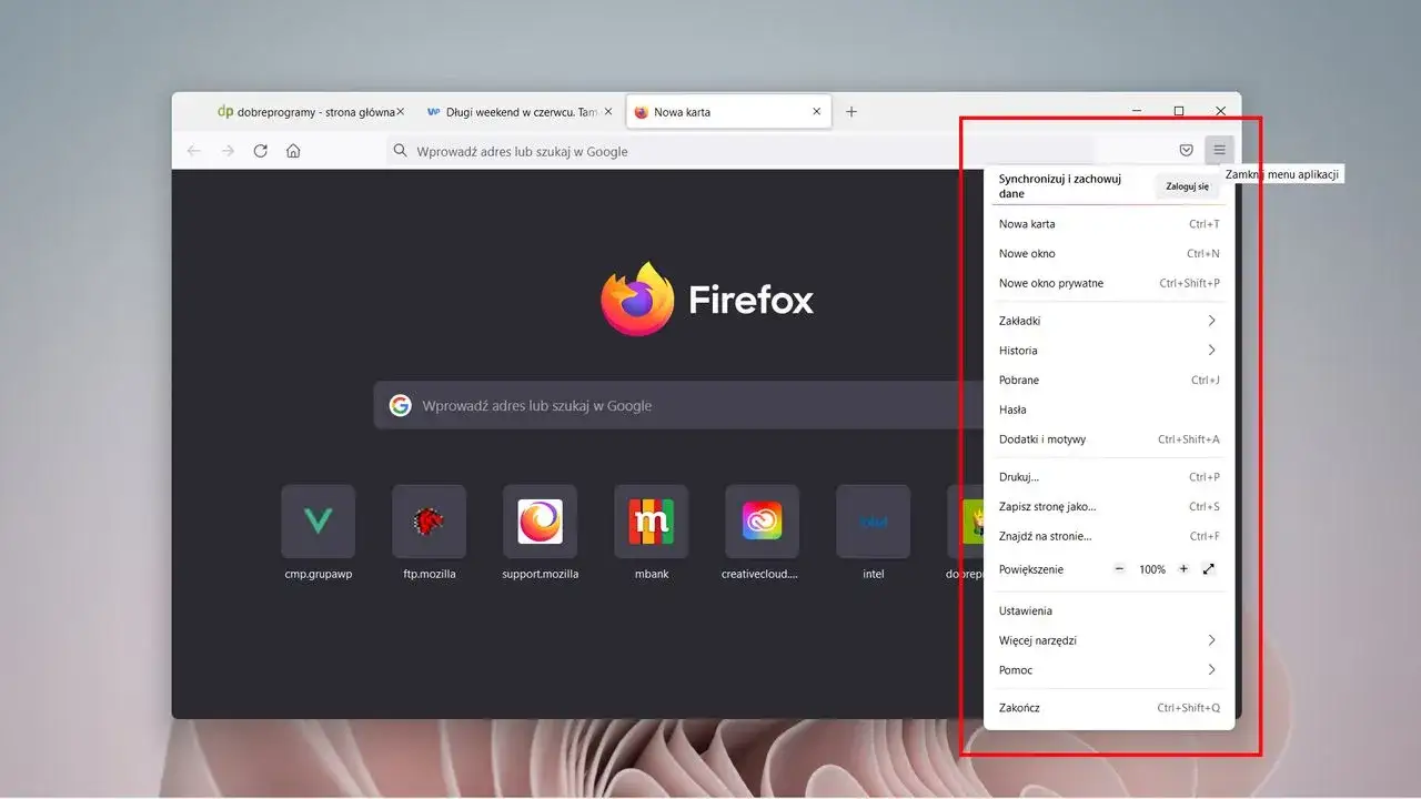 Zdjęcie Motywy Firefox: Zmień wygląd przeglądarki i uniknij nudy w interfejsie