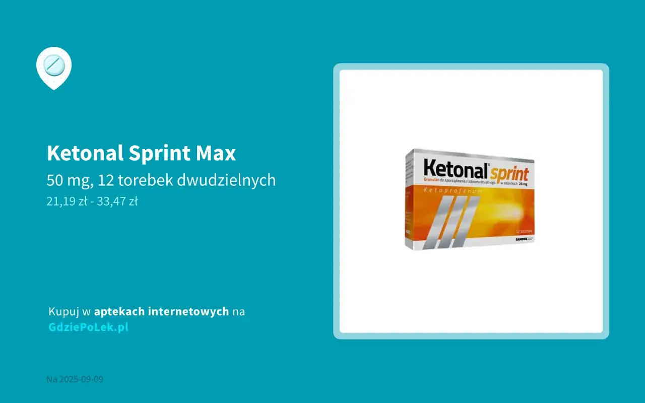 Zdjęcie Ile kosztuje ketonal bez recepty? Sprawdź ceny i apteki teraz