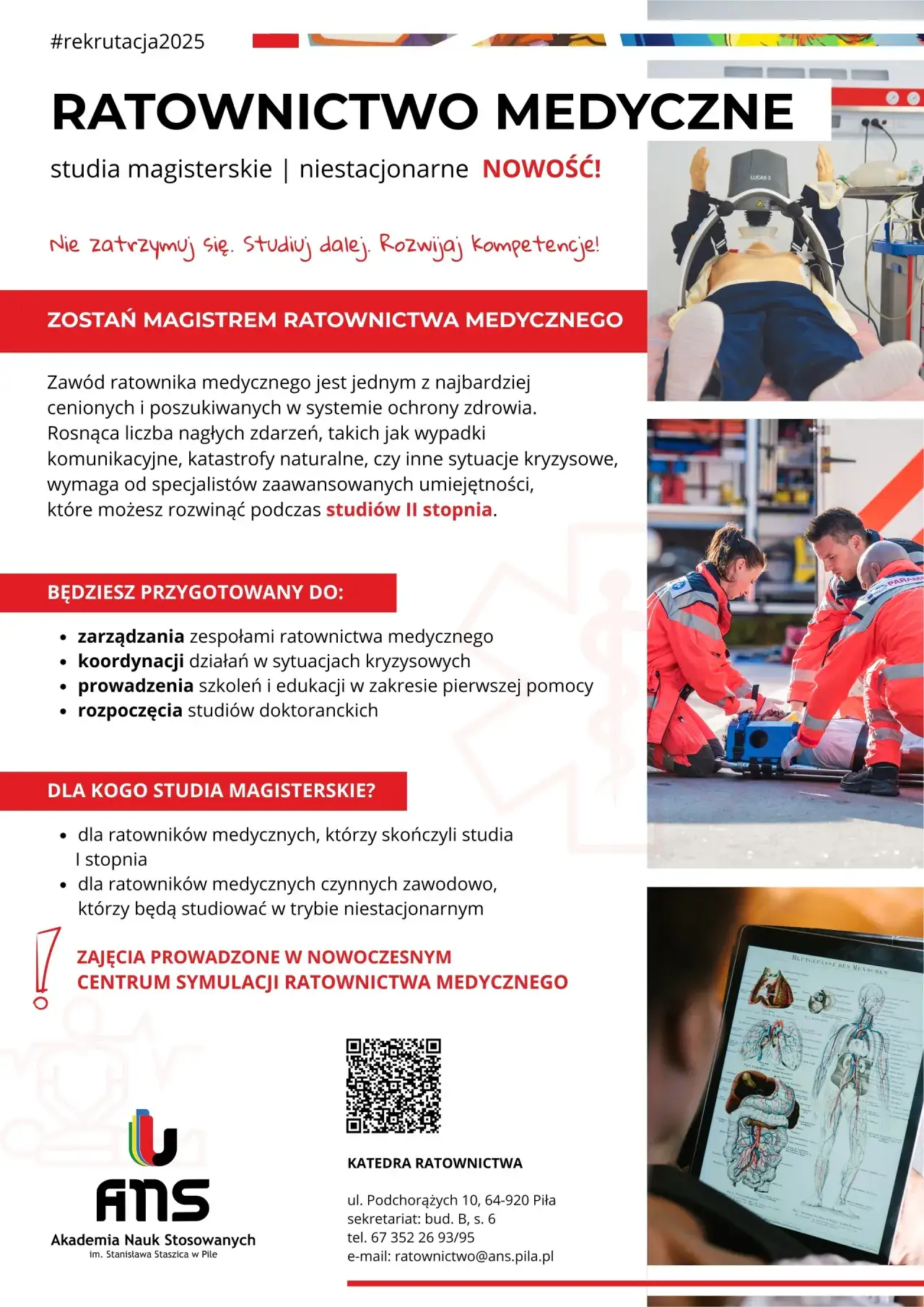 Zdjęcie Jakie studia magisterskie po ratownictwie medycznym? Odkryj możliwości rozwoju