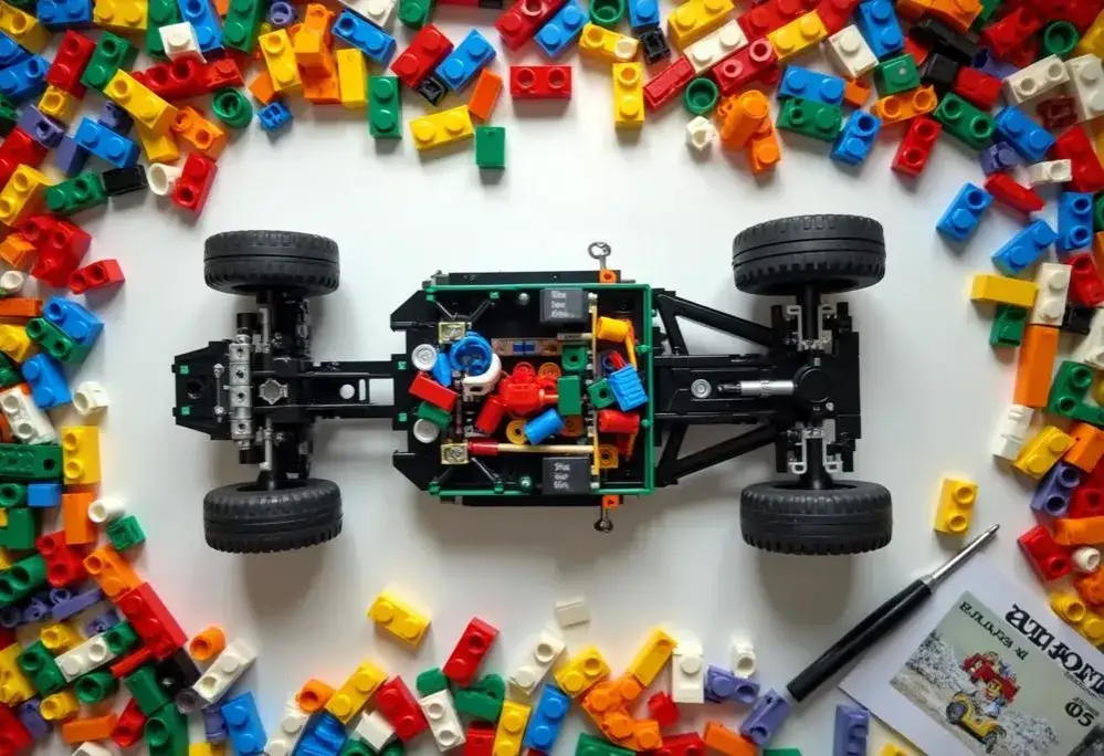 Zdjęcie Jak zbudować samoch&oacute;d z Lego instrukcja - łatwe kroki dla każdego