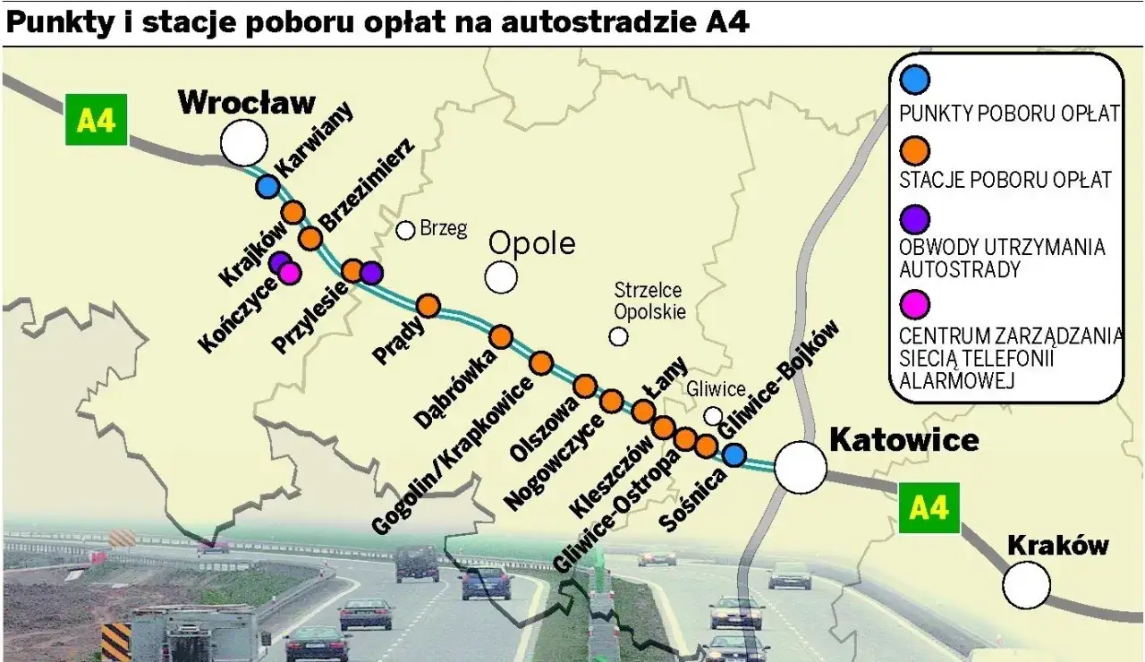 Zdjęcie Od kiedy płatna autostrada A4? Sprawdź, jak uniknąć niepotrzebnych kosztów!