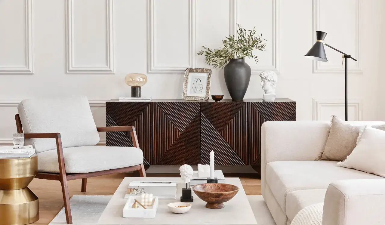 Zdjęcie Co postawić na komodzie w salonie, aby zachwycić gości i siebie?