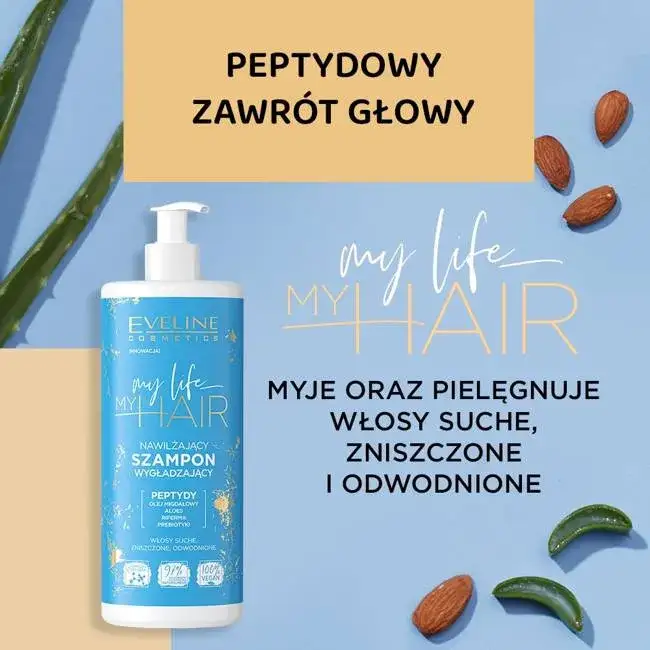 Zdjęcie Eveline szampon wygładzający - przywróć blask i zdrowie włosom