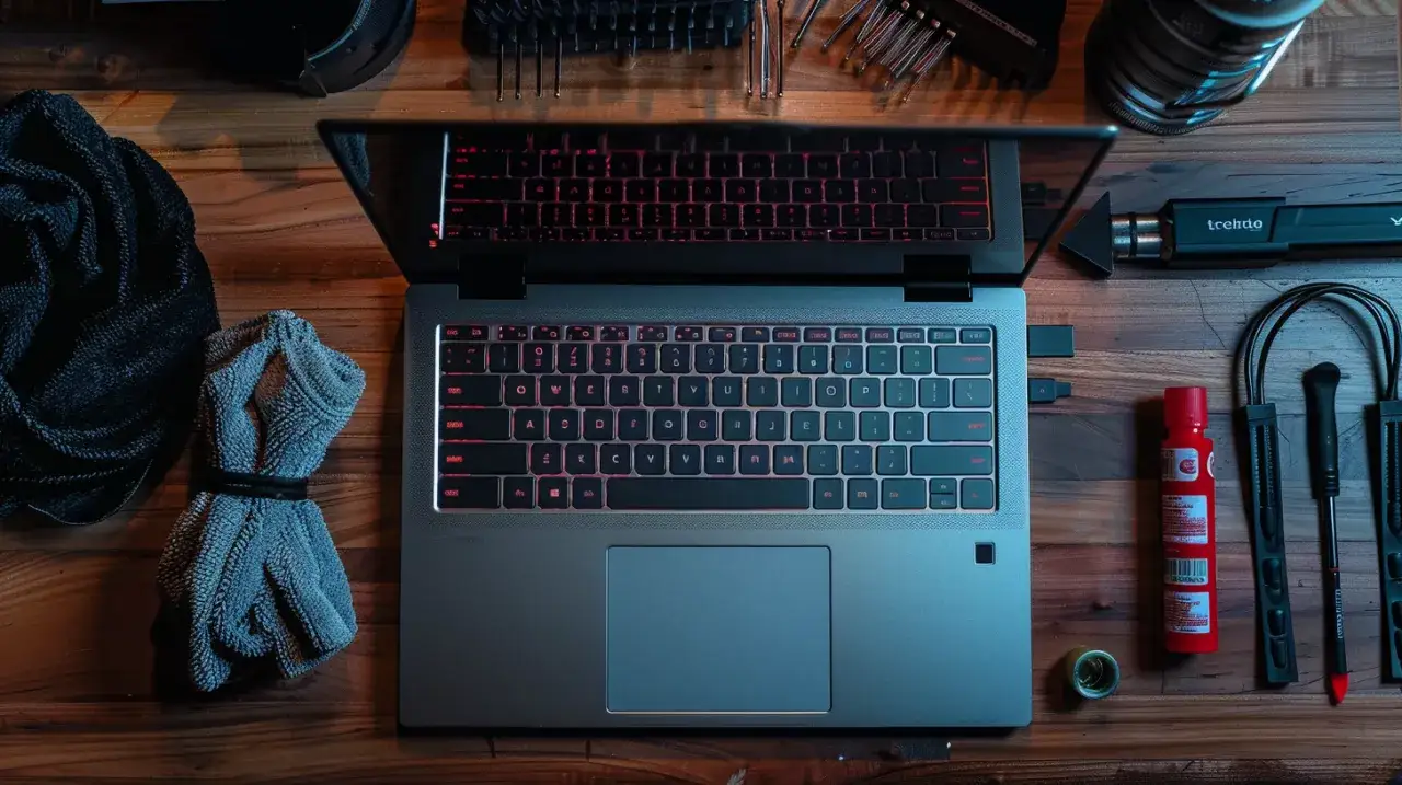 Zdjęcie Poradniki: Jak dbać o klawiaturę laptopa? - Proste porady użytkowników