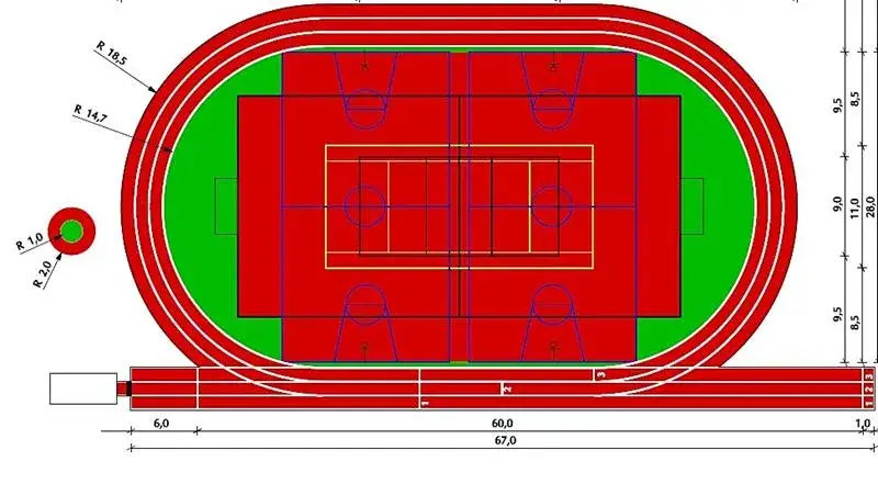 Zdjęcie Ile metrów ma bieżnia wokół boiska szkolnego? Zaskakujące wymiary!