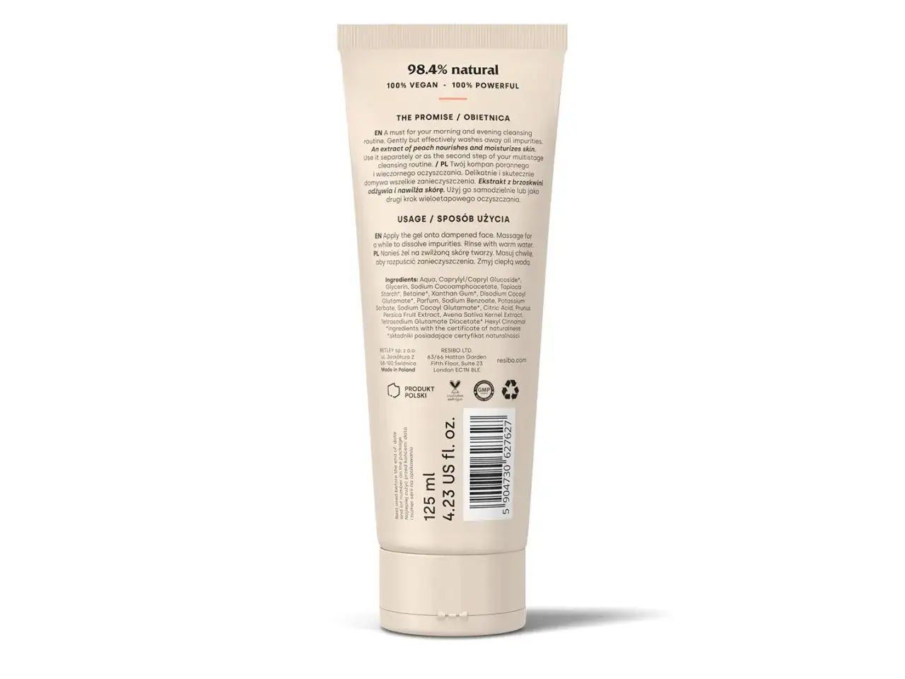 Zdjęcie Żel myjący Resibo: 5 korzyści dla twojej skóry