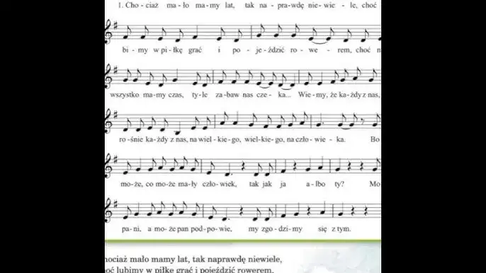 Zdjęcie Podkład muzyczny do Bo co może mały człowiek – pobierz teraz!