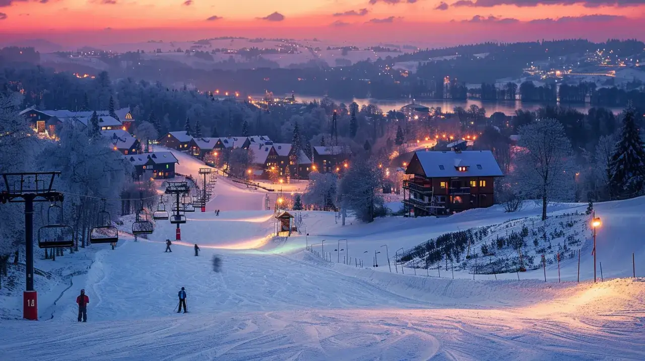 Zdjęcie Narty w Mikołajkach: Co dokładnie oferuje mazurski stok zimą?