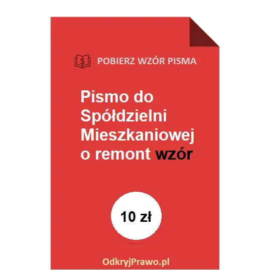 Zdjęcie Jak napisać pismo do spółdzielni mieszkaniowej o remont, aby uzyskać zgodę