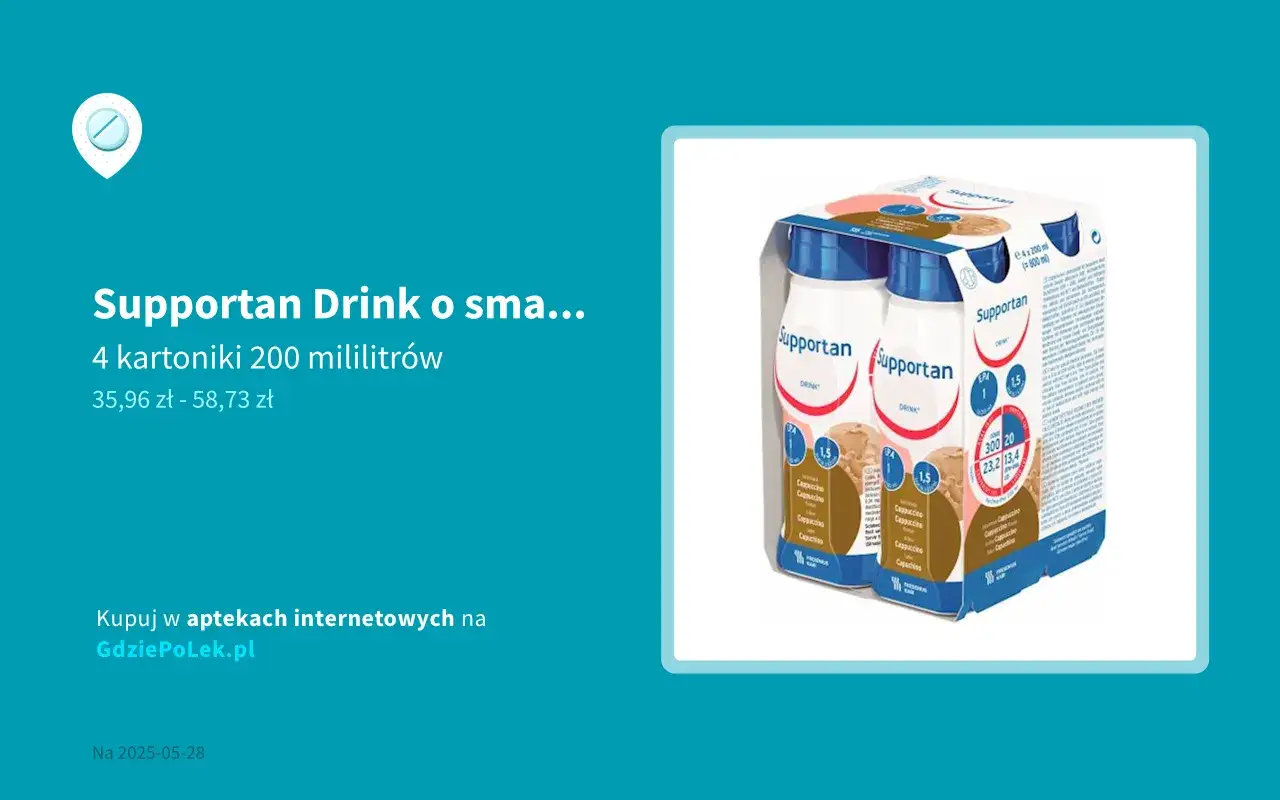 Zdjęcie Gdzie kupić Supportan Drink? Sprawdź najlepsze oferty i ceny