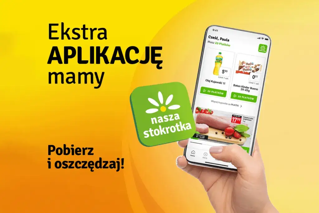 Zdjęcie Jak pobrać aplikację Nasza Stokrotka i cieszyć się zakupami online