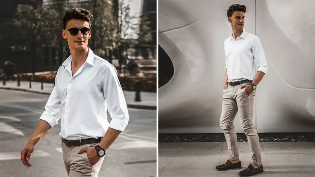 Zdjęcie Na którą stronę zapina się męska koszula? Odkryj tajemnice guzika