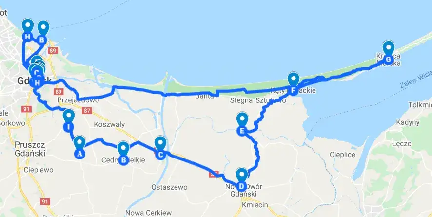 Zdjęcie Trasa rowerowa Mierzeja Wiślana: kompletny plan wycieczki i atrakcje na szlaku