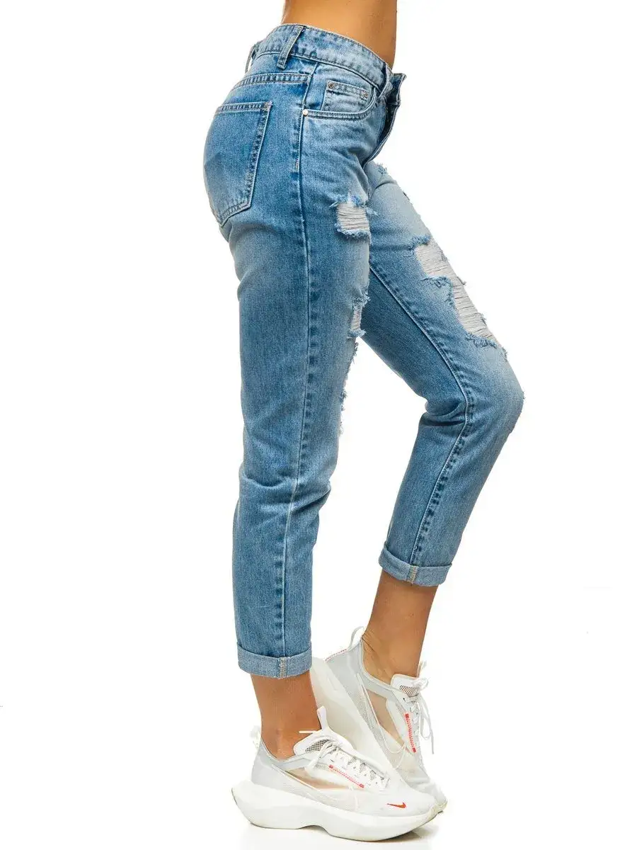 Zdjęcie Spodnie boyfriend damskie: co to znaczy i jak je stylizować?