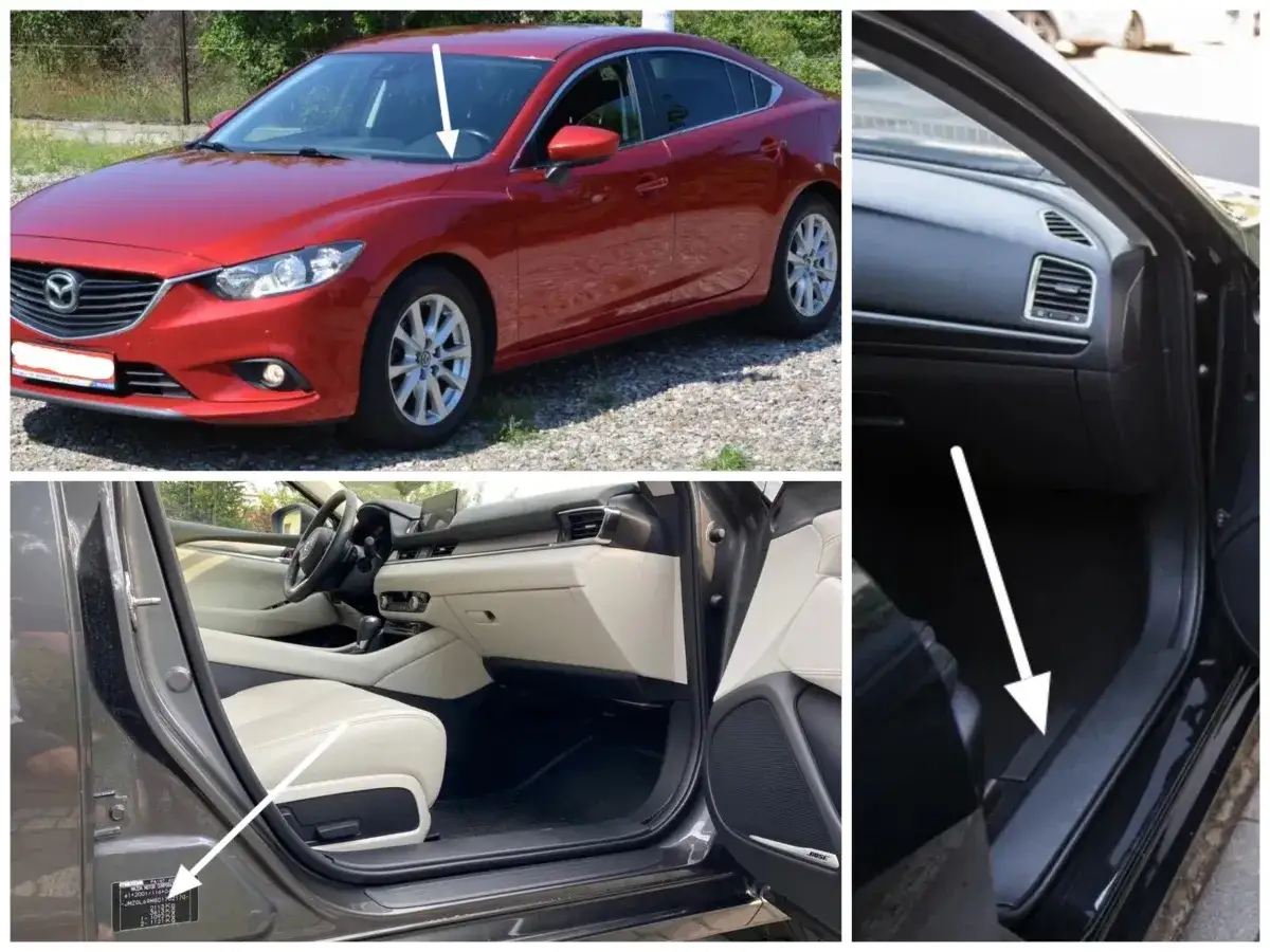 Zdjęcie Gdzie podłożyć lewarek w mazda 6, aby uniknąć niebezpieczeństwa?