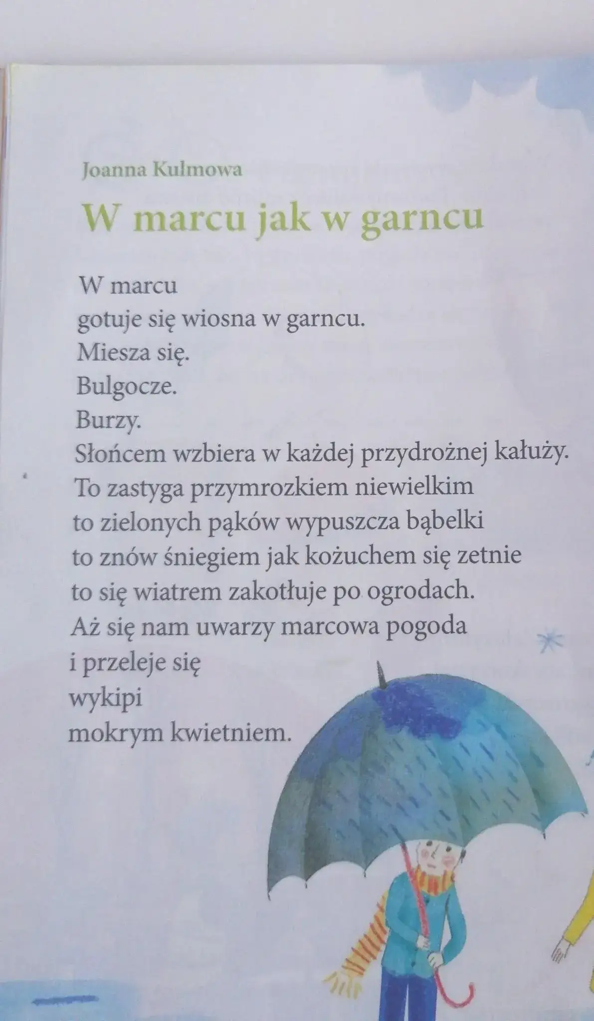 Zdjęcie W marcu jak w garncu wiersz - odkryj piękno zmieniającej się wiosny