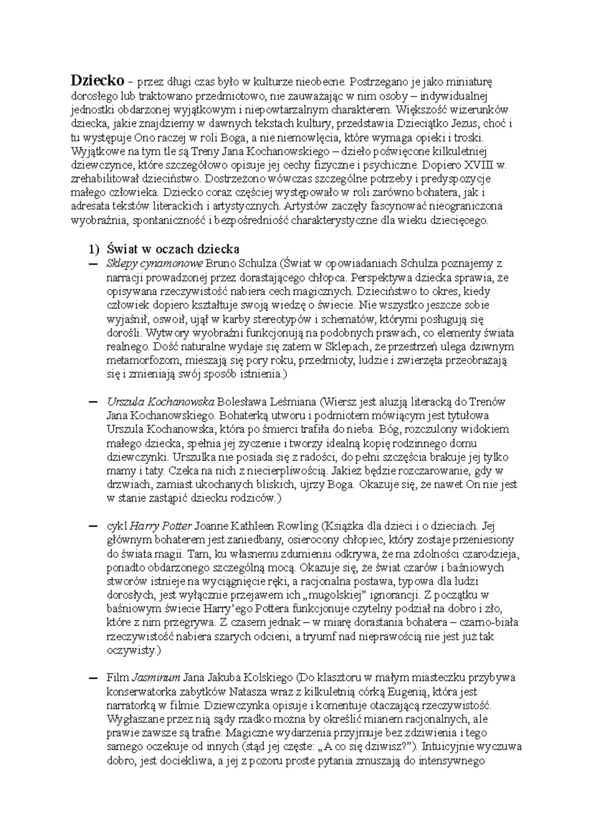 Zdjęcie Motyw dziecka w literaturze i filmie: jak dzieci kształtują narracje