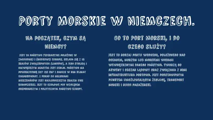 Zdjęcie Czy Niemcy mają dostęp do morza? Kluczowe informacje o portach i handlu