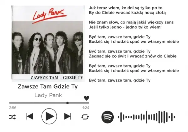 Zdjęcie Tekst piosenki Zawsze tam gdzie ty - poznaj dokładne słowa tej ballady