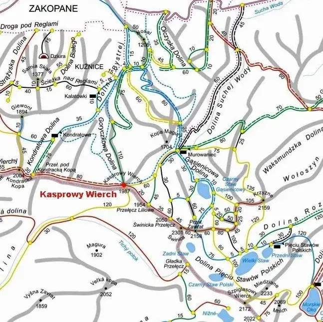 Zdjęcie Najlepsze szlaki na Kasprowy Wierch - łatwe trasy dla każdego turysty