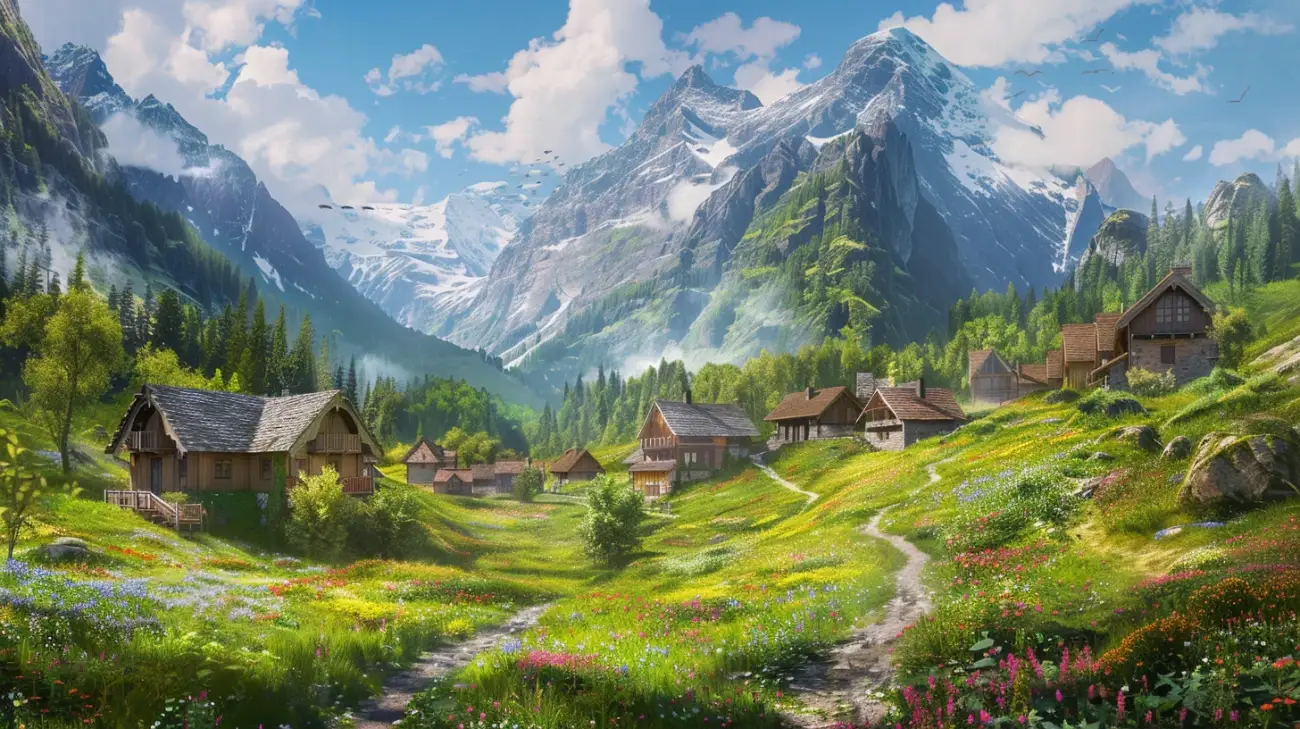 Zdjęcie Góra Nawojowa – malownicza wieś na szlaku turystycznym