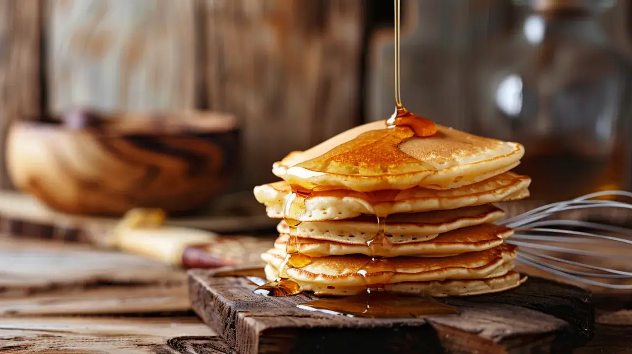 Zdjęcie Puszyste pancakes bez miksera: możliwe w 10 minut? Oto nasz przepis