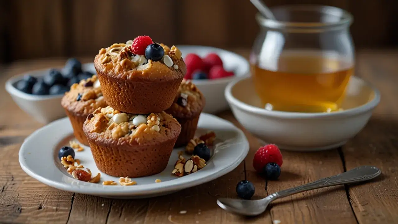 Zdjęcie Muffinki z jogurtem greckim: Zdrowa i smaczna alternatywa na słodkości