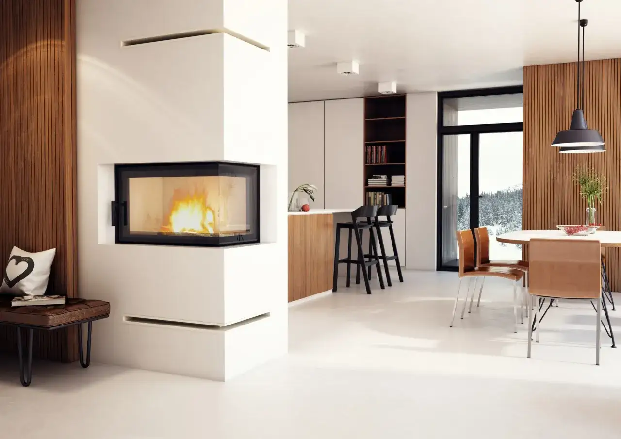 Zdjęcie Jak wybrać idealny kominek z płaszczem wodnym na 120m²? Porady i porównania