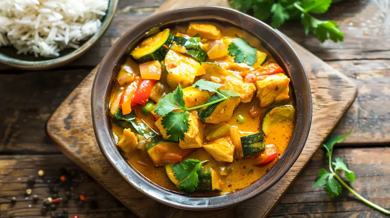 Zdjęcie Curry z cukinią: Pikantny przepis na szybki obiad. Niesamowicie rozgrzewa